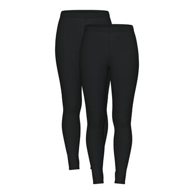 Leggings PIECES "PCAMELIA LEGGINGS 2-PACK NOOS BC", Damen, Gr. XL (42), N-Gr, schwarz pack:2 pack schwarz, schwarz, Jersey, Obermaterial: 95% Baumwolle, 5% Elasthan, unifarben, modisch, figurbetont normal, Hosen