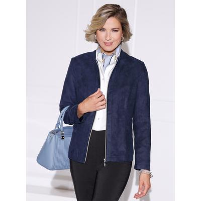 Jackenblazer "Blazer", Damen, Gr. 50, blau (marine), 100% Polyester, Langarm, Blazer Image