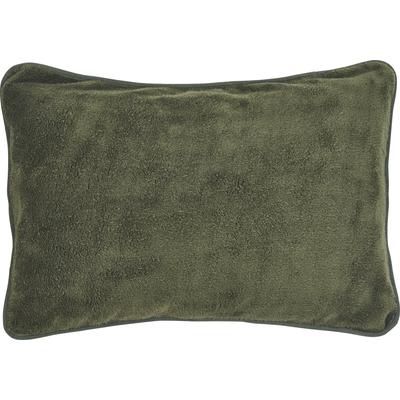 Dekokissen DONE. "Softie", grün (khaki, unifarben), B:40cm L:60cm, Polyester, Dekokissen_Sitzkissen_Kissenhüllen, Extra weiche und anschmiegsame Kissenhülle ohne Füllung, 1 Stück Image