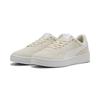 Sneaker PUMA "Court Lally Suede Sneakers Damen", Gr. 36, weiß (alpine snow weiß), Obermaterial: Textil, Kuhleder, Synthetik; Futter: Textil; Innensohle: Textil; Laufsohle: Gummi, Schuhe