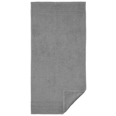 Handtuch WÄSCHEPUR Gr. 1, grau (steingrau), B:50cm L:100cm, 100% Baumwolle, Handtücher (Packung) Image
