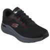 Sneaker SKECHERS "ARCH FIT 2.0", Herren, Gr. 45, schwarz (schwarz, rot), Textil, sportlich, Schuhe, Trainingsschuh, Schnürschuh mit komfortabler Innensohle