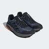 Trailrunningschuh ADIDAS TERREX "TRAIL RIDER GORE-TEX TRAILRUNNING", Gr. 44, blau (wonder steel, core schwarz, impact orange), Synthetik, Textil, sportlich, Schuhe, wasserdicht