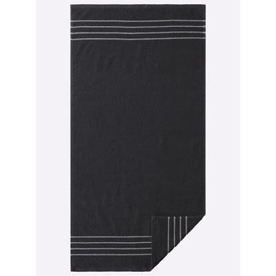 Handtuch WÄSCHEPUR Gr. 1, schwarz, B:50cm L:100cm, 100% Baumwolle, Handtücher (Packung) Image