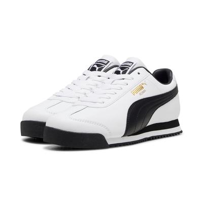 Sneaker PUMA "ROMA 24 STANDARD", Gr. 40, puma weiß, puma schwarz, puma team gold, Leder, unifarben, sportlich, Schuhe Image