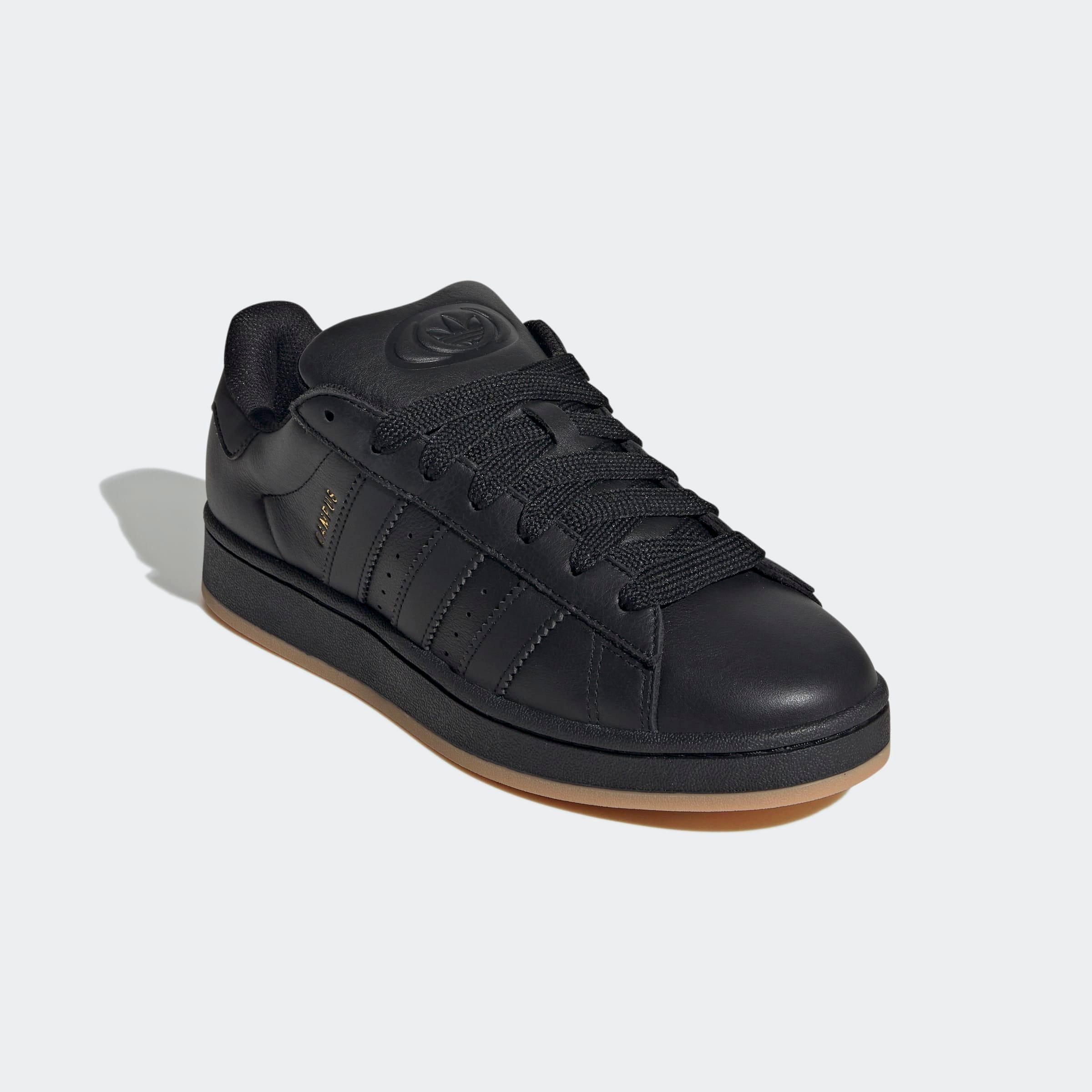 Sneaker ADIDAS ORIGINALS "CAMPUS 00S", Herren, Gr. 47, schwarz (core schwarz, core schwarz, core schwarz), Leder, Schuhe Sneaker