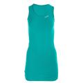 Longtop WINSHAPE "WTR15", Damen, Gr. XS, grün (ocean grün), 90% Baumwolle, 10% Elasthan, Rundhals, ohne Ärmel, Tops, mit seitlicher Raffung