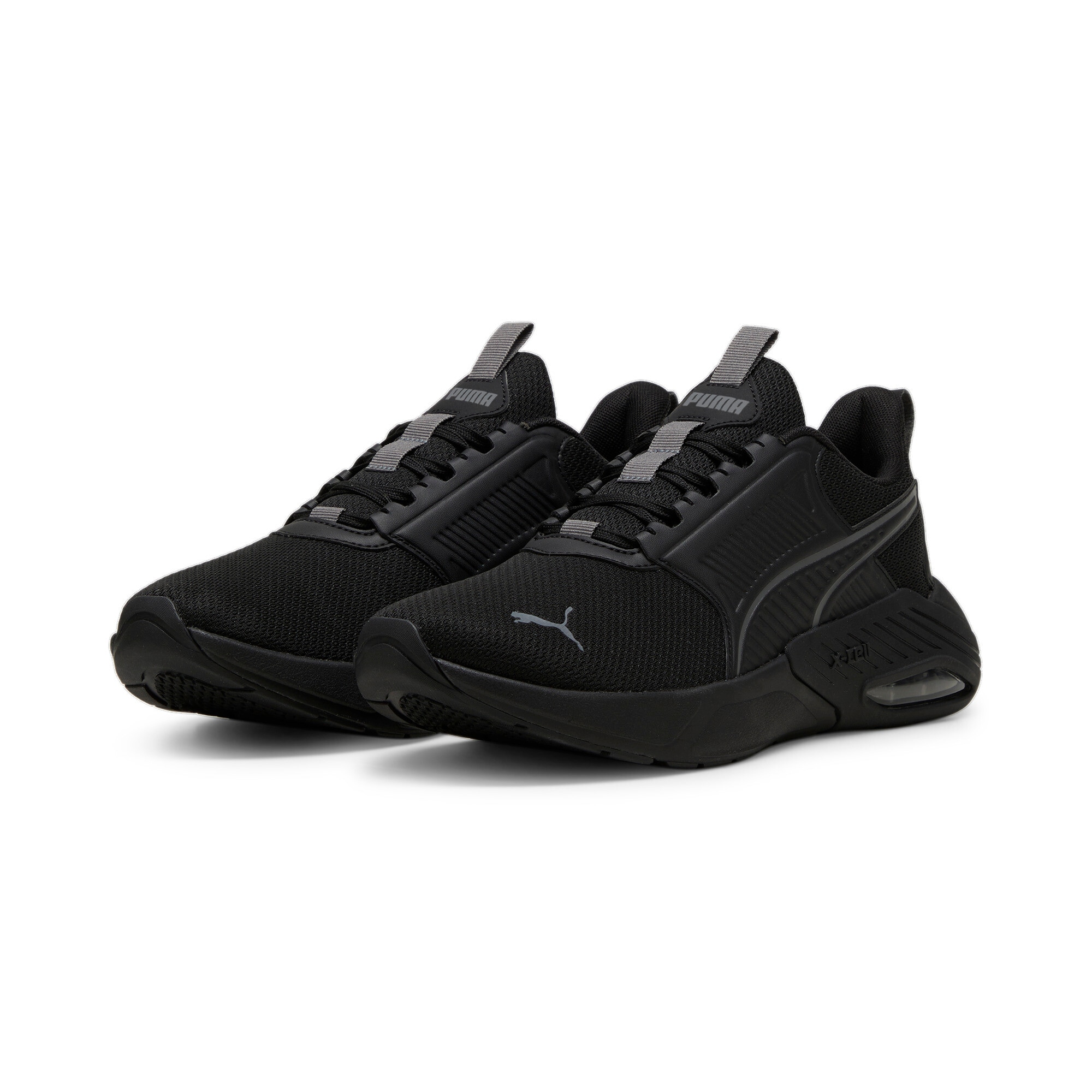 Sneaker PUMA "X-CELL NOVA FS", Herren, Gr. 47, schwarz (puma schwarz, cool schwarz gray), Textil, Schuhe Sneaker