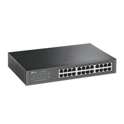 TP-LINK Netzwerk-Switch "TL-SG1024DE 24-Port Gigabit Easy Smart Switch", schwarz, B:25,5cm H:8cm, Netzwerk-Switches