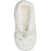 Haussocken CAPELLI NEW YORK, Damen, Gr. 39-42, weiß (ivory combo), Polyester, unifarben mit Farbeinsatz, elastisch, Socken, mit glitzerndem Einhorn-Horn