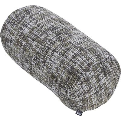 Nackenrollenbezug DONE. "Twist", grau (taupe), B:22cm H:10cm L:50cm, Polyester, Polyester, Kissenbezüge, Geflochtene Optik Image