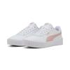 Sneaker PUMA "CARINA 3.0", Gr. 42,5, weiß (puma weiß, rose quartz, puma gold), Leder, unifarben, sportlich, Schuhe
