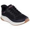Slip-On Sneaker SKECHERS "BOBS SQUAD 4", Damen, Gr. 40, schwarz (schwarz weiß), Mesh, Synthetik, sportlich, Schuhe, Slipper, Freizeitschuh, Halbschuh mit Memory Foam, Topseller