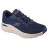 Sneaker SKECHERS "ARCH FIT 2.0", Herren, Gr. 42, blau (navy), Textil, sportlich, Schuhe, Trainingsschuh, Schnürschuh mit komfortabler Innensohle
