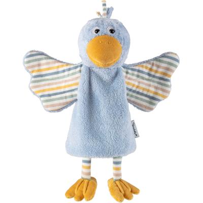 Handpuppe STERNTALER "Kinder Vogel", blau (himmelblau), Puppen, Kinder, Baumwolle, Polyester