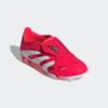 Fußballschuh ADIDAS PERFORMANCE "PREDATOR LEAGUE FOLD-OVER TONGUE KIDS FG", Gr. 35, rot (lucid rot, cloud weiß, core schwarz), Synthetik, sportlich, Schuhe