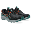 Trailrunningschuh ASICS "GEL-VENTURE 10", Gr. 44, schwarz, rainy lake, Textil, Synthetik, sportlich, Schuhe