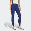 Trainingstights ADIDAS SPORTSWEAR "W LIN SJ LEG", Damen, Gr. M, N-Gr, blau (dunkelblau, weiß), Obermaterial: 90% Baumwolle, 10% Elasthan, sportlich, Hosen, Sportleggings