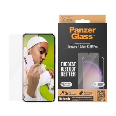 PANZERGLASS Displayschutzglas "Ultra Wide Fit Screen Protector", transparent, B:11,00cm H:1,50cm T:19,50mm, Displayfolie