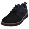Schnürschuh BUGATTI, Herren, Gr. 44, schwarz, Textil, Lederimitat, casual, Schuhe, Freizeitschuh, Halbschuh, Schnürer mit Kontrastbesatz an der Ferse