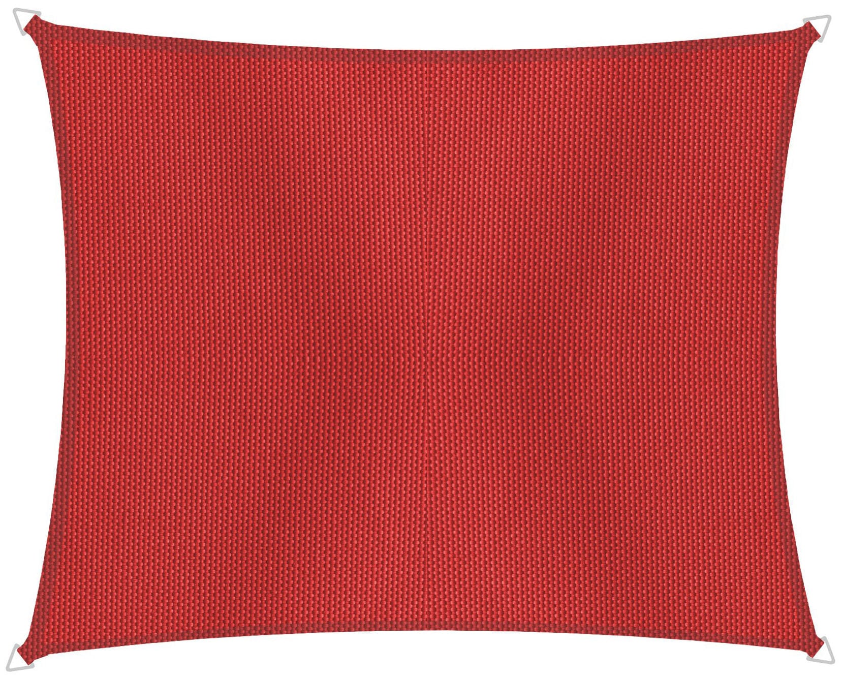 Sonnensegel WINDHAGER "Capri Rechteck", rot, B:300cm T:400cm, Polyester, Sonnensegel, 3x4m, rot