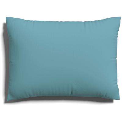 Kissenbezug SCHLAFGUT "EASY Jersey", blau (petrol mid), B:40cm L:60cm, Jersey, Obermaterial: 100% Baumwolle, Kissenbezüge, Kissenhülle mit Reißverschluss, weich und saugfähig, Kissenbezug Image