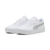 Sneaker PUMA "Carina 3.0 Aqua Metallics Sneakers Damen", Gr. 41, weiß (weiß silber metallic), Obermaterial: Synthetik, Textil; Futter: Textil; Innensohle: Textil; Laufsohle: Gummi, Schuhe