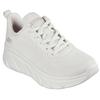 Sneaker SKECHERS "BOBS B FLEX HI-FLYING HI", Damen, Gr. 39, weiß (sanftes weiß), Textil, sportlich, Schuhe, Trainingsschuh, Schnürschuh, Freizeitschuh in veganer Verarbeitung, Topseller