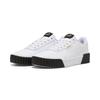 Sneaker PUMA "CARINA 3.0", Gr. 39, puma weiß, puma gold, puma schwarz, unifarben, sportlich, Schuhe