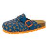 Pantolette LICO "Pantolette Bioline Clog Kids", Gr. 37, blau, Synthetik, Schuhe