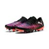 Fußballschuh PUMA "FUTURE 8 MATCH LOW FG/AG", Gr. 45, puma schwarz, puma weiß, glowing rot, Synthetik, sportlich, Schuhe