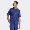T-Shirt ADIDAS SPORTSWEAR "M LIN SJ T", Herren, Gr. XXL, blau (dunkelblau, weiß), Obermaterial: 100% Baumwolle, sportlich, Rundhals, Shirts