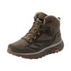Wanderschuh JACK WOLFSKIN "TERRAVENTURE TEXAPORE MID M", Gr. 43, braun, beig, Textil, Synthetik, sportlich, Schuhe, wasserdicht