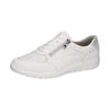Keilsneaker WALDLÄUFER "K-IRA", Damen, Gr. 5,5 (38,5), silber (weiß, silberfarben), Nappaleder, Textil, Nubukleder, sportlich, Schuhe Sneaker, Halbschuh, Komfortschuh, komfortable Weite K für den kräftigen Fuß