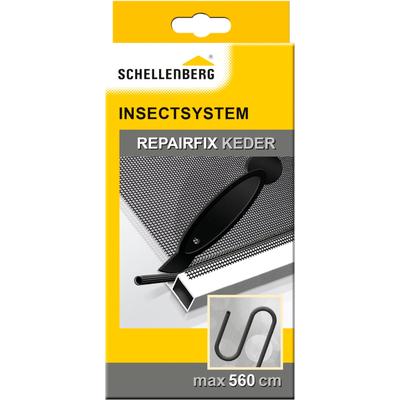 Reparatur-Set SCHELLENBERG "Fliegengitter Reparatur-Keder für Fenster und Türen", schwarz, Reparatur-Sets, Kedergummi inkl. Kederwerkzeug, 5,6 m Image