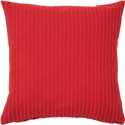 Dekokissen PAD "Fiora", rot (rot, gestreift), B:40cm L:40cm, Baumwolle, Dekokissen_Sitzkissen_Kissenhüllen, einzigartiges Design, Kissenhülle ohne Füllung, 1 Stück Image
