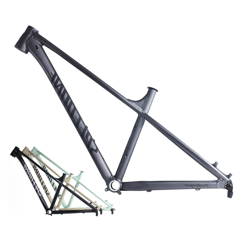 Mountainbike-Rahmen auf Wettkampfebene, Bolany 27,5 Zoll, 29 Zoll, 12 x 148 mm Steckachse, Aluminiumrahmen mit Innenschienen-Scheibenbremse Image