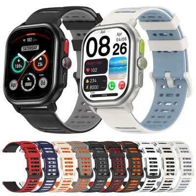 Silikonarmband für Zeblaze Beyond 3 PRO Sport Smartwatch-Armband für Ares 3/Vibe 7 Pro Btalk 3 Beyond 3 GTR 3 GTS 3 Lite Uhrenarmband Image