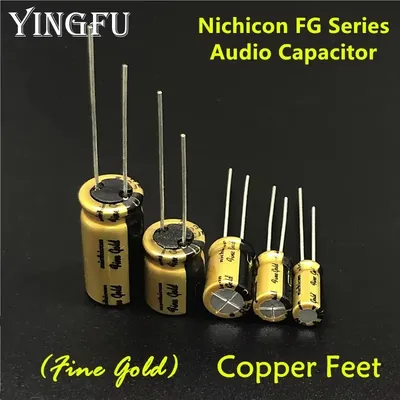 5 Teile/los NICHICON FG Serie (Feine Gold) 6,3 V ~ 100 V/0,1 uF ~ 470 uF Verfügbar HIFI Audio kondensator Für Audio Ausrüstung Image