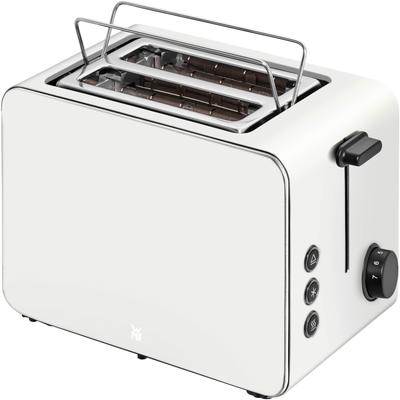 WMF Toaster "Stelio Paper Grey", grau, B:18,7cm H:15,3cm T:28,1cm, Toaster, 7 Bräunungsstufen, Cromargan, Brotzentrierung, Brötchenwärmer, 900 W Image