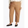 Chinohose TOMMY HILFIGER CURVE "CRV CO SLIM STRAIGHT CHINO", Damen, Gr. 54, N-Gr, beige (safari canvas), Web, Obermaterial: 65% Baumwolle, 33% Lyocell, 2% Elasthan, unifarben, casual, straight fit knöchellang, Hosen, in Großen Größen, Chino Qualität