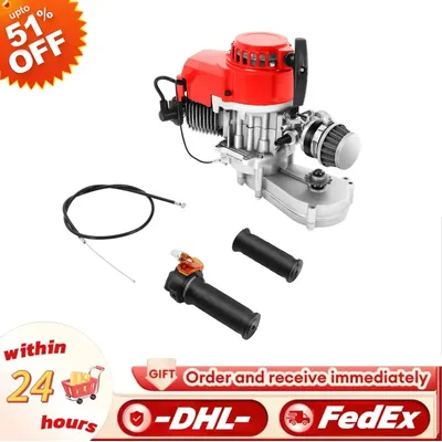 49cc 2-stroke Single Cylinder Engine Motor For Mini Dirt Bike Scooter