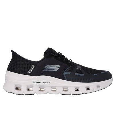 Skechers Men's Slip-ins Work Slip-Resistant: Glide-Step Pro Hands Free Slip-ins Sneaker | Size 8.5 | Black/Gray | Textile/Synthetic | Vegan