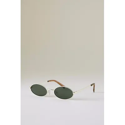 Le Specs Love Train Oval Sunglasses