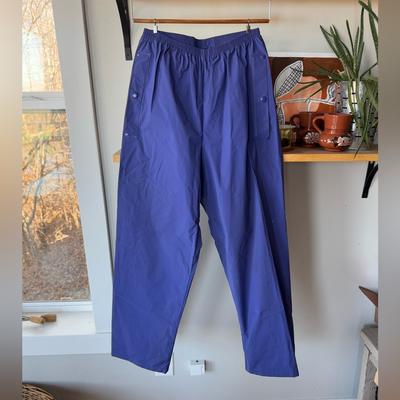 Columbia Pants & Jumpsuits | Columbia Navy Blue Rain Pants Fisherman Aesthetic Size Medium | Color: Blue | Size: M