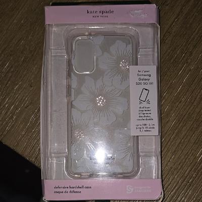 Kate Spade Cell Phones & Accessories | Kate Spade Floral Samsung Galaxy S20 Case | Color: Gray/Pink | Size: Os