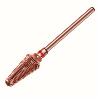 "TEMU Professional Cbn Nail Drill Bit - Blade, 3/32" Shank, Cnc , Suitable For Electric File Machine, Low Vibration, Low Heat Nail Art Tool"