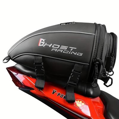 TEMU A Motorcycle Saddlebag That Used As A Backpack. Image