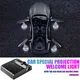 2pcs Car Door Welcome Lights Led Projector Lamps Decoration For Jeep Compass Renegade Wrangler JK Patriot Grand Cherokee Rubicon
