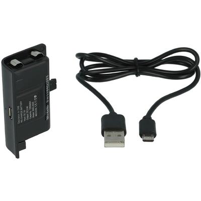 Akku kompatibel mit Microsoft Xbox One Wireless Controller - Inkl. Abdeckung + USB-Ladekabel - Vhbw Image